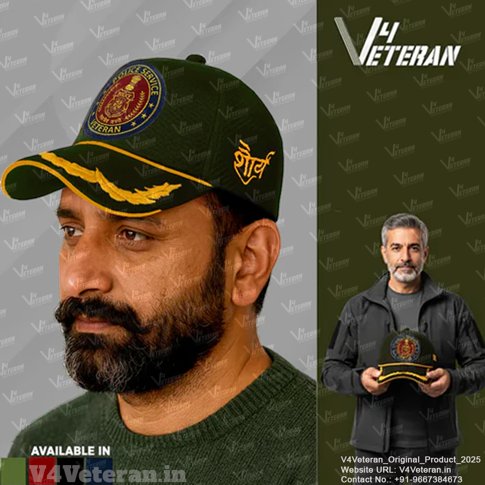 Police Service Officers' (Olive Green) Veterans Baseball Cap