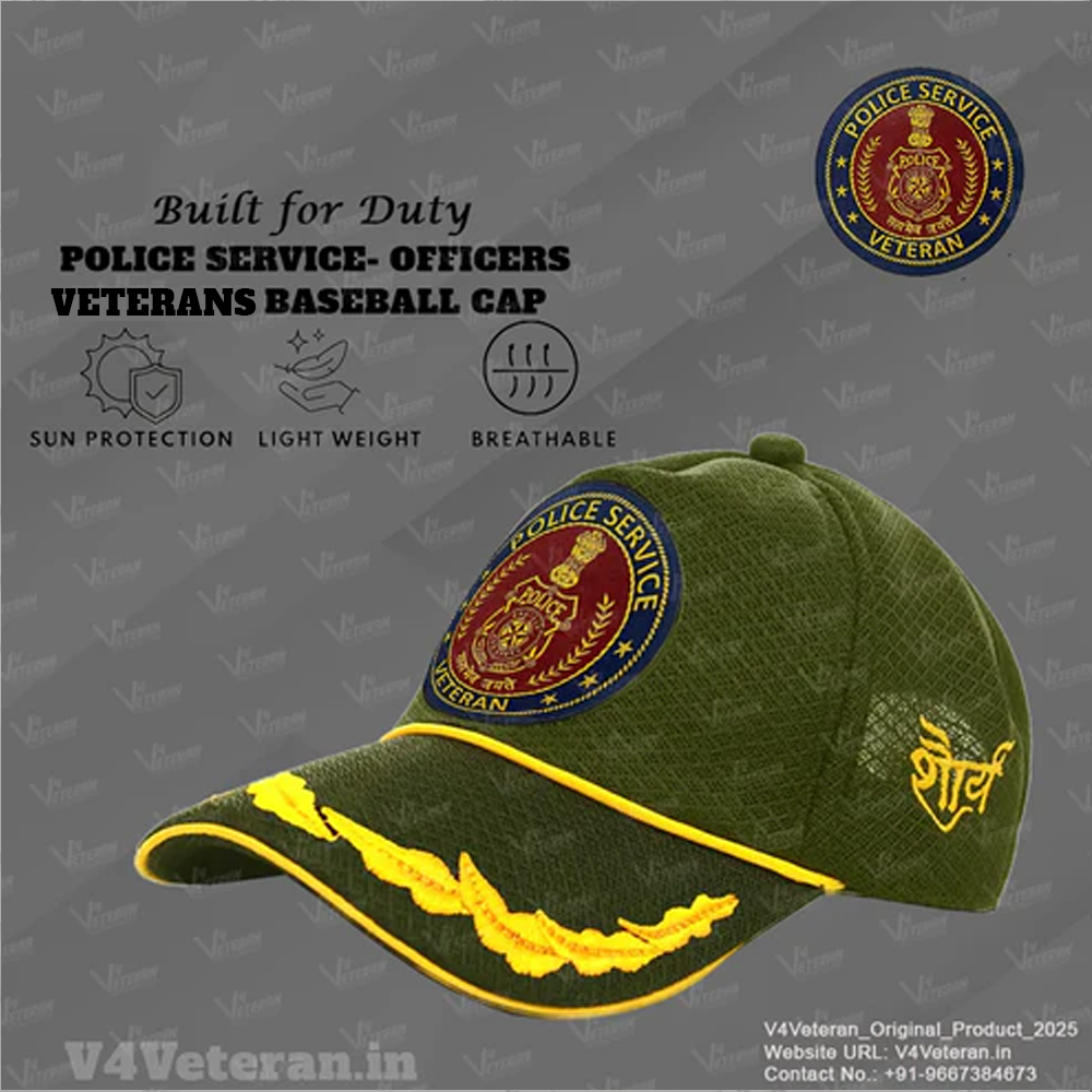 Police Service Officers' (Olive Green) Veterans Baseball Cap