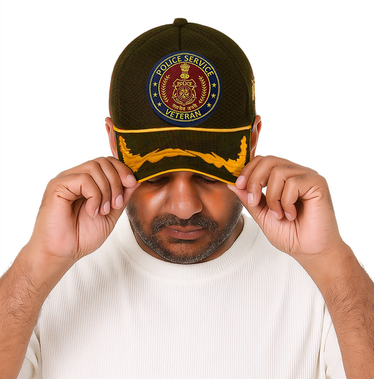 Police Service Officers' (Olive Green) Veterans Baseball Cap