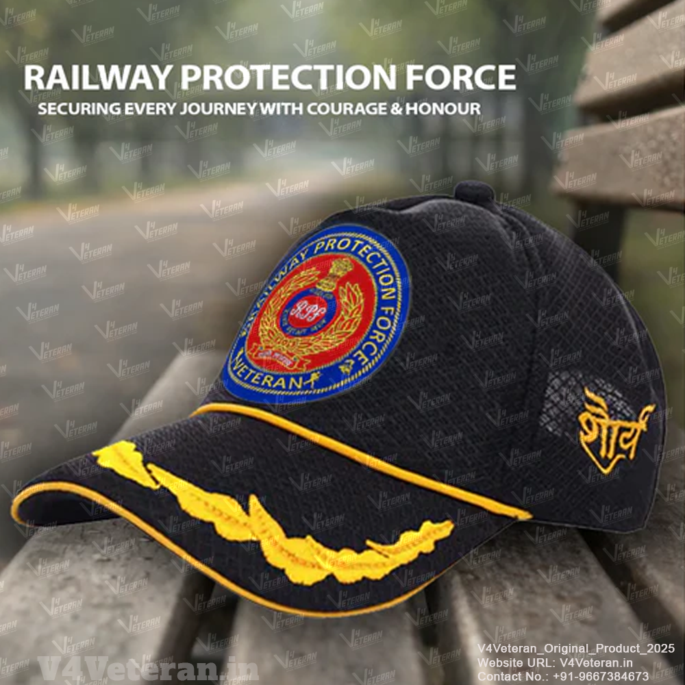 RPF Officers' (Black) Veterans Baseball Cap