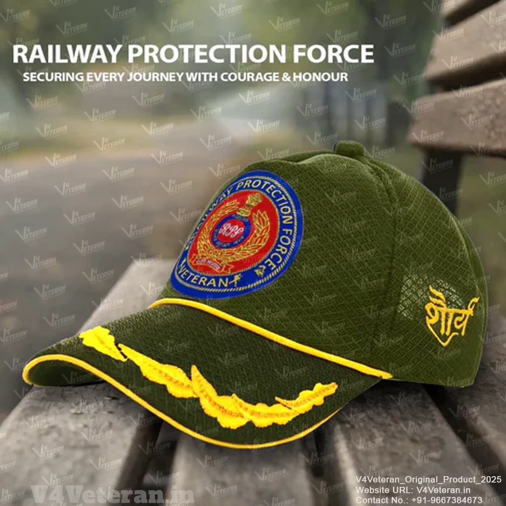RPF Officers' (Olive Green) Veterans Baseball Cap
