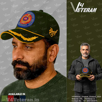 RPF Officers' (Olive Green) Veterans Baseball Cap