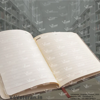 Classic SSB (Veteran) Office Notebook with Phone–Card Pocket & Elastic Pen Loop