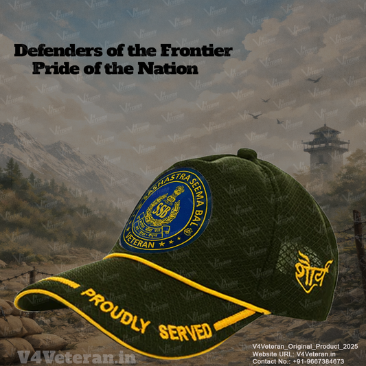 SSB-Proudly Served (Olive Green) Veterans Baseball Cap