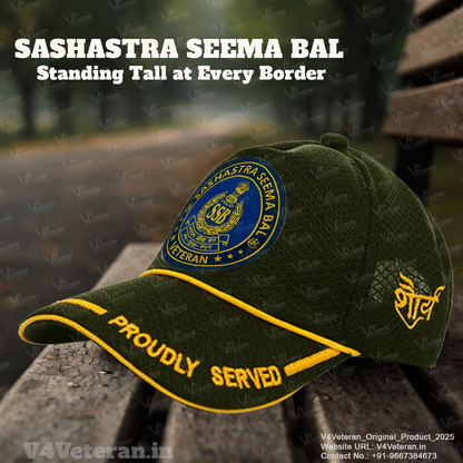 SSB-Proudly Served (Olive Green) Veterans Baseball Cap