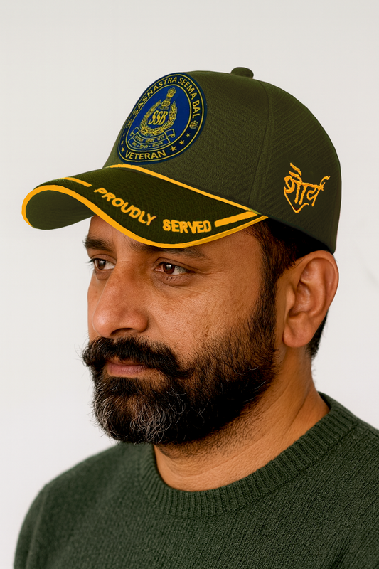 SSB-Proudly Served (Olive Green) Veterans Baseball Cap