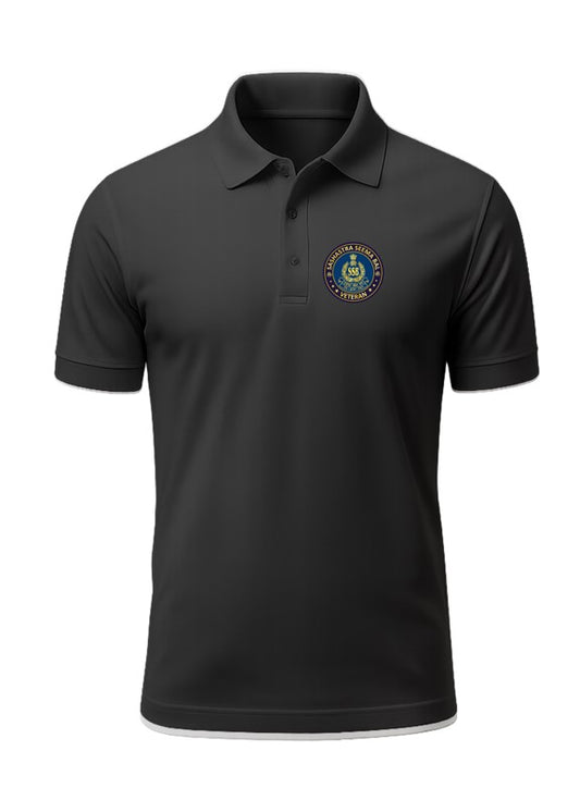 SSB Veteran Polo T-Shirt – Black Edition