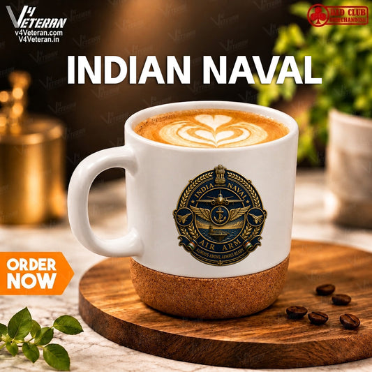 Indian Naval White premium Coffee Cup