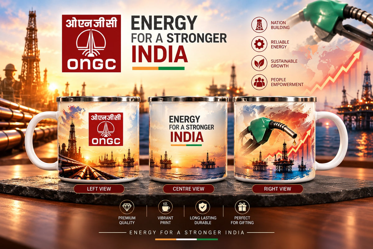 ONGC Steel Mug