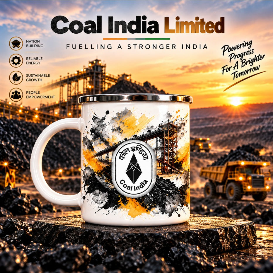 Coal India Limited Steel Mug