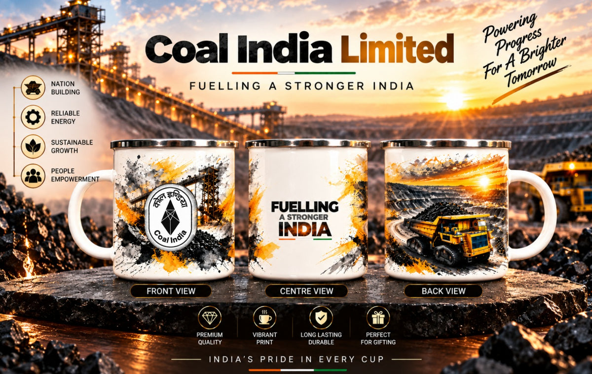 Coal India Limited Steel Mug