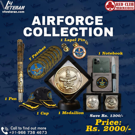Indian Air Force Pride Merchandise Combo for Veterans.