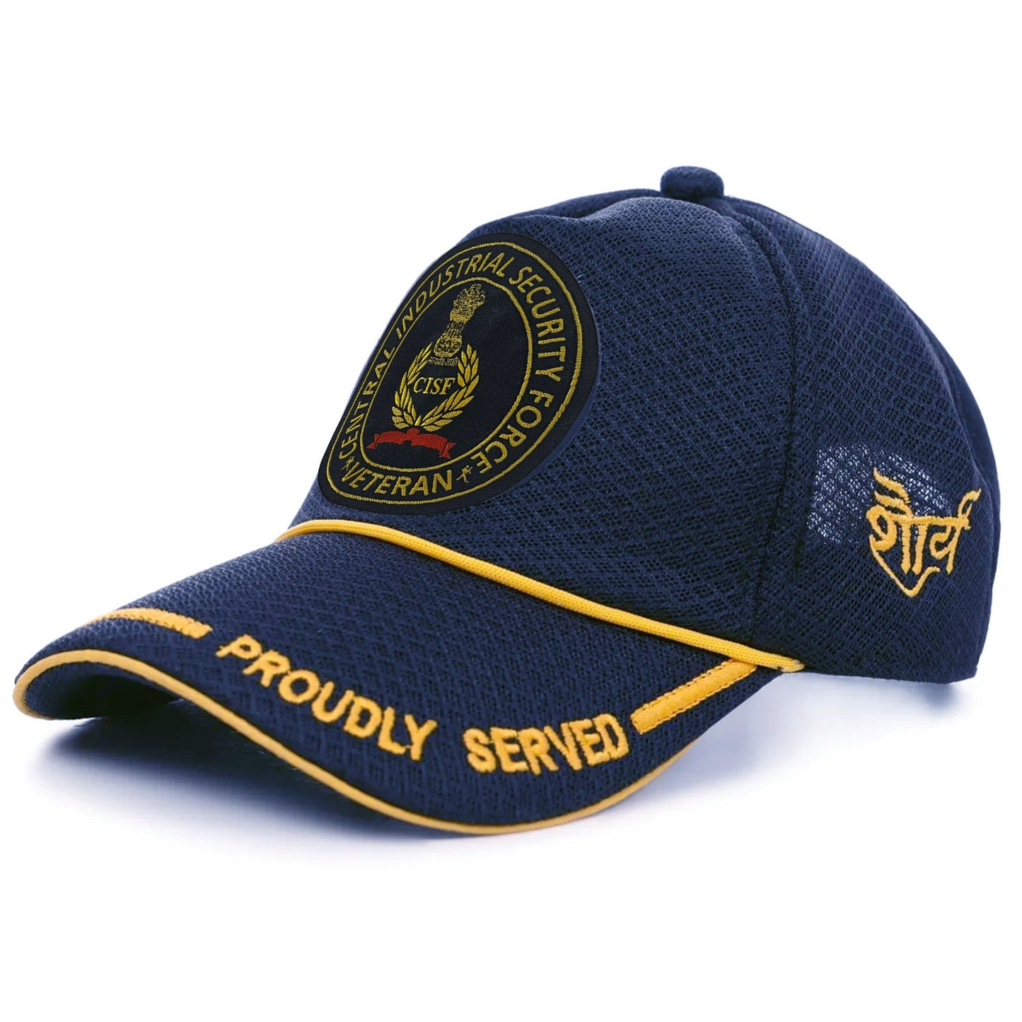 CISF-Proudly Served (Blue) Veterans Baseball Cap