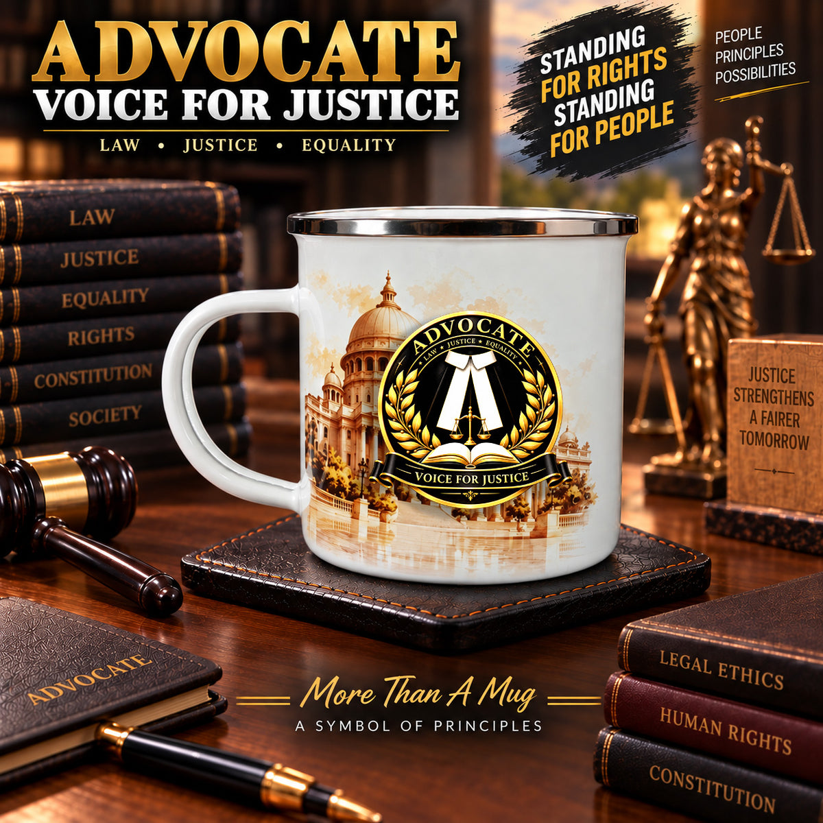 Advocate Steel Mug