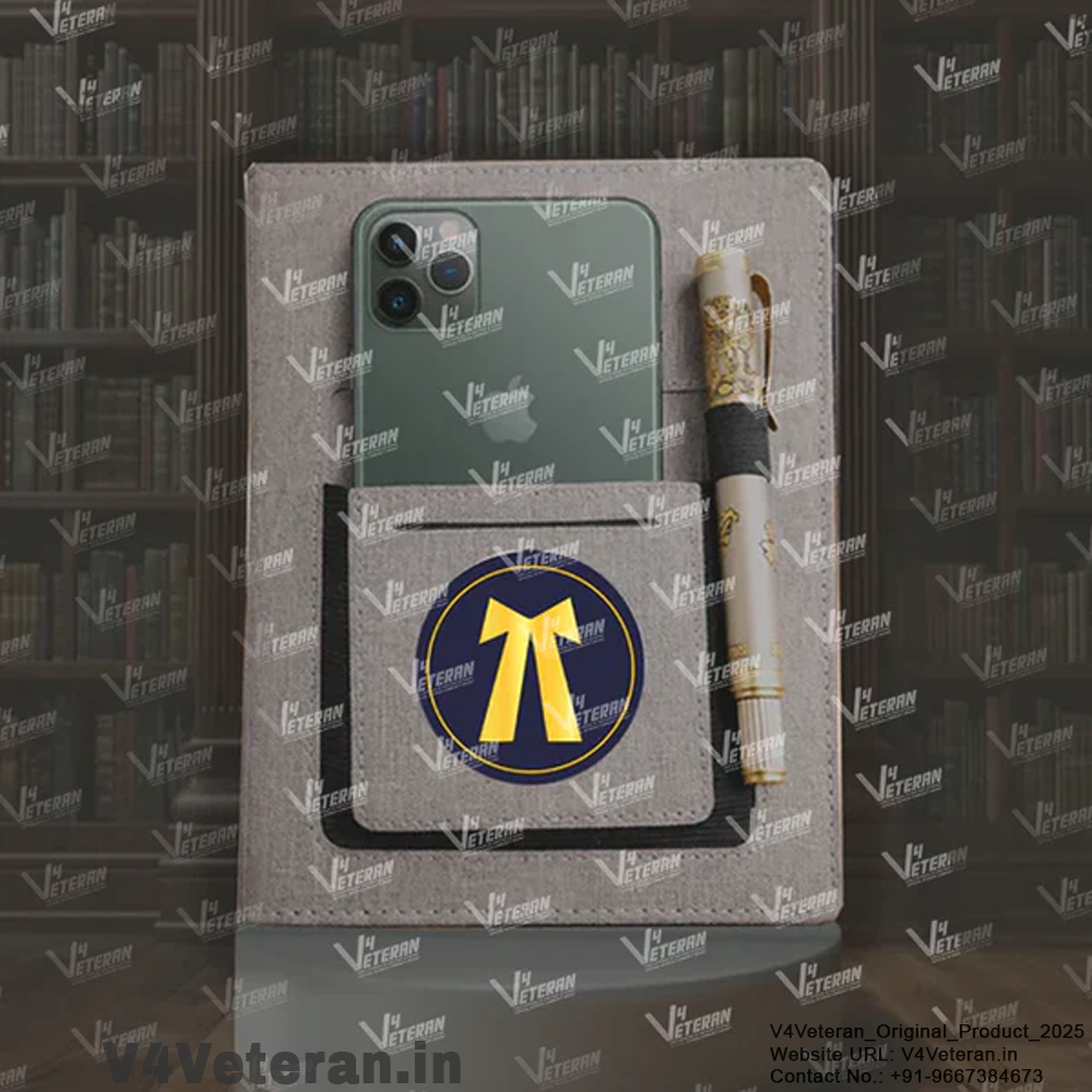 Classic Advocate (Veteran) Office Notebook with Phone–Card Pocket & Elastic Pen Loop