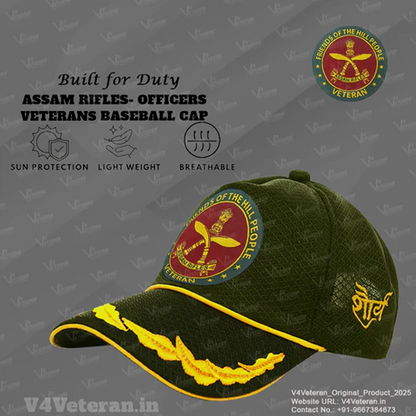 Assam Rifles Officers' (Olive Green) Veterans Baseball Cap