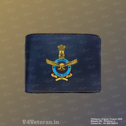 Blue Wallet (Genuine Leather) for Men - Air Force