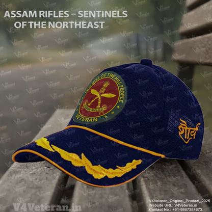 Assam Rifles Officers' (Blue) Veterans Baseball Cap