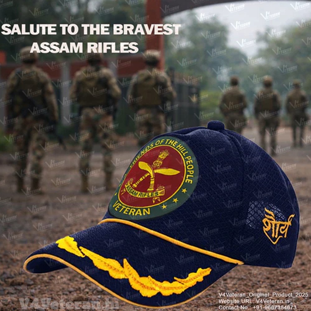 Assam Rifles Officers' (Blue) Veterans Baseball Cap