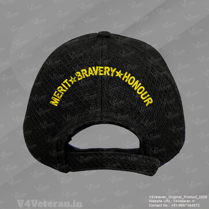 Indian Navy Officers' (Black) Veterans Baseball Cap