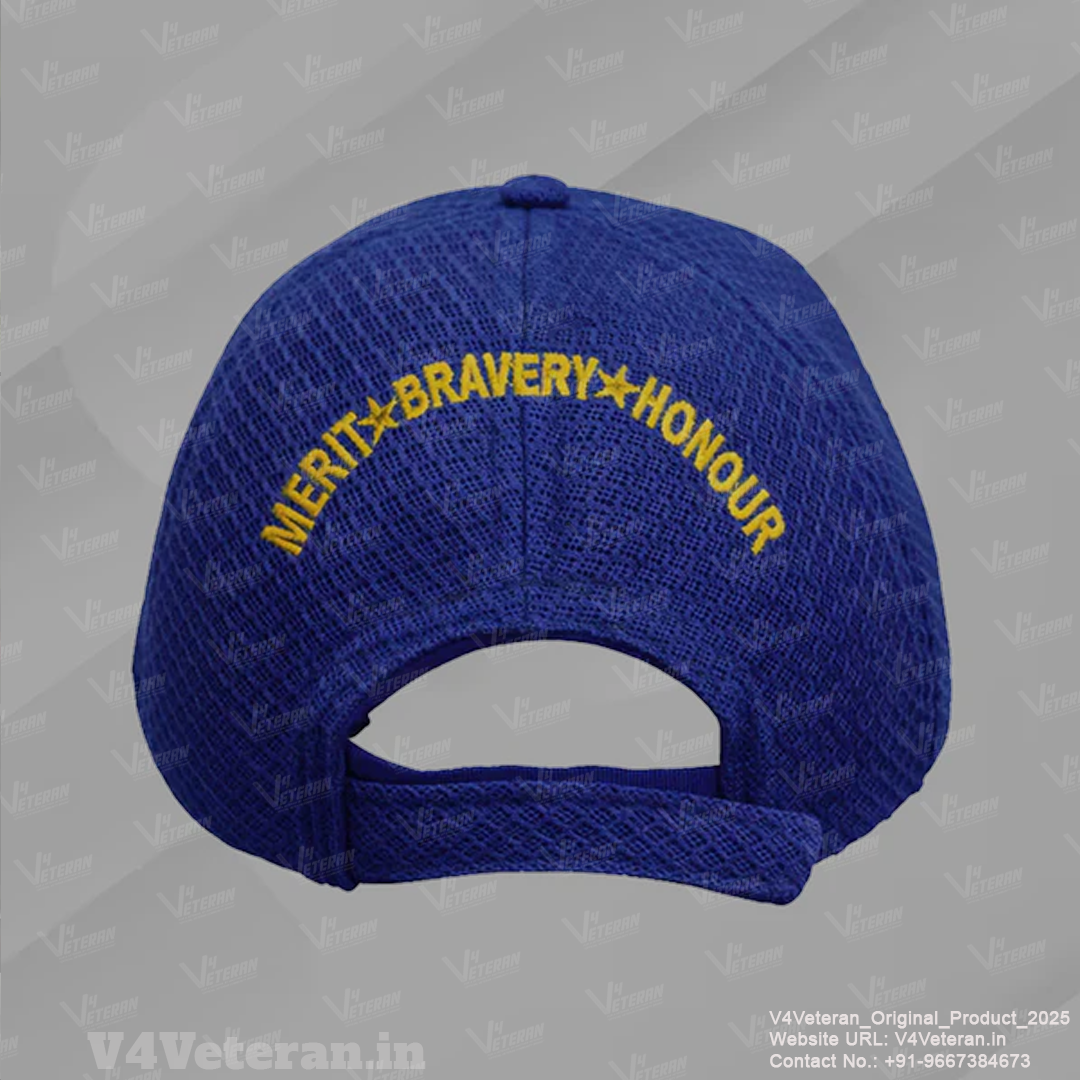 Indian Armed Forces-Proudly Served (Blue) Veterans Baseball Cap