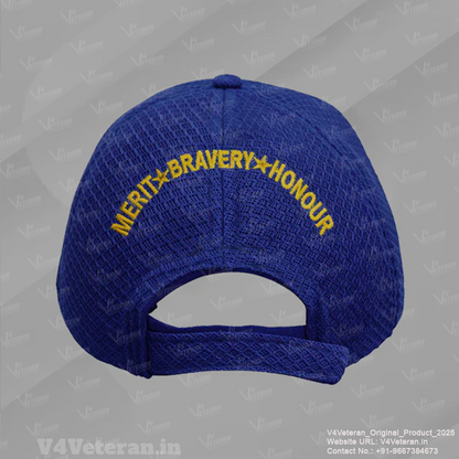 Indian Armed Forces-Proudly Served (Blue) Veterans Baseball Cap