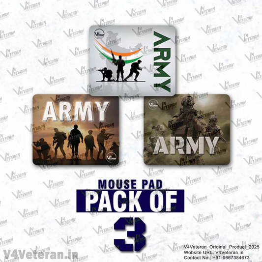 Indian Army Mouse Pad – Pack of 3