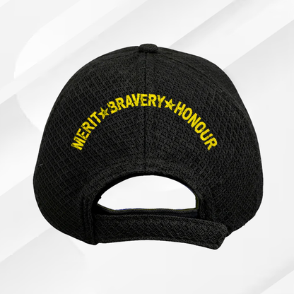 ITBP-Proudly Served (Black) Veterans Baseball Cap