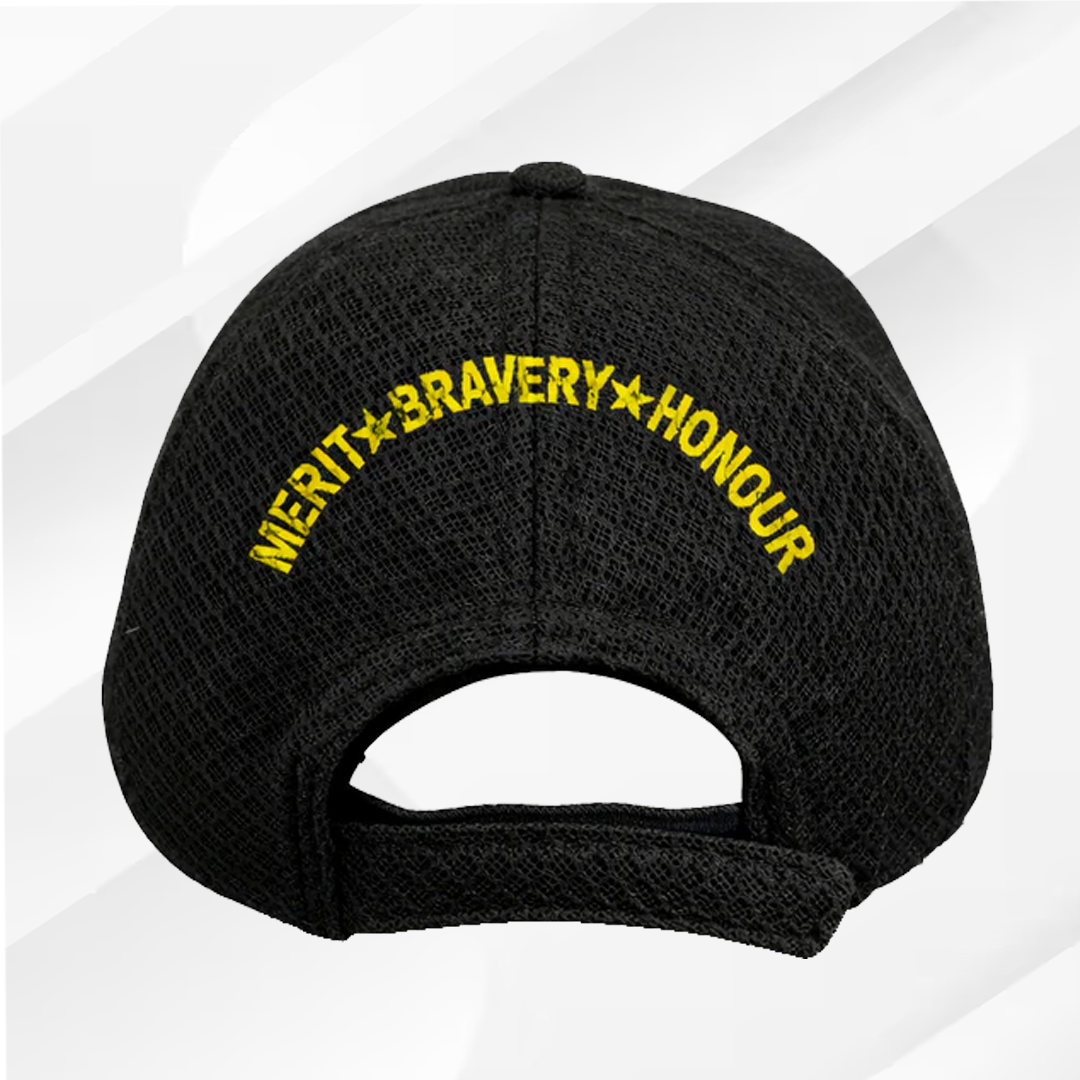 Indian Navy-Proudly Served (Black) Veterans Baseball Cap