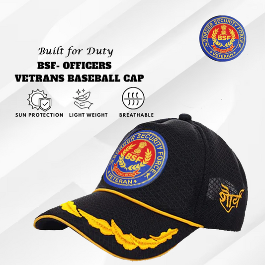 BSF Officers' (Black) Veterans Baseball Cap