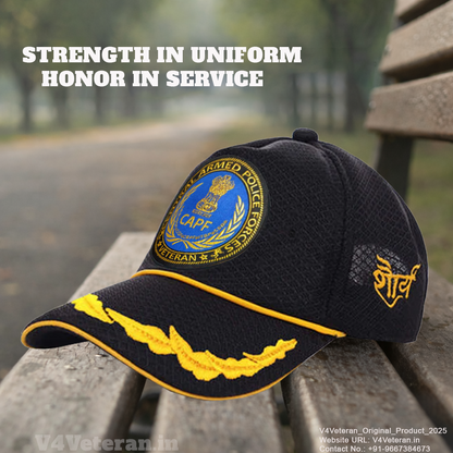CAPF Officers' (Black) Veterans Baseball Cap