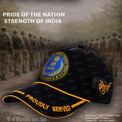 CAPF-Proudly Served (Black) Veterans Baseball Cap