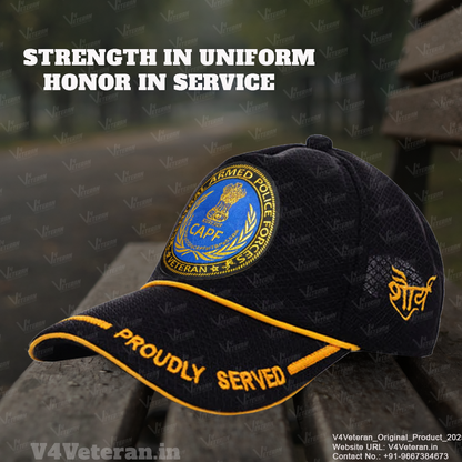 CAPF-Proudly Served (Black) Veterans Baseball Cap