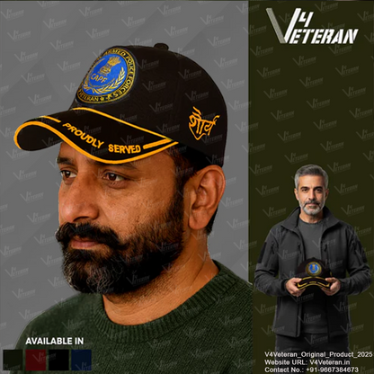 CAPF-Proudly Served (Black) Veterans Baseball Cap