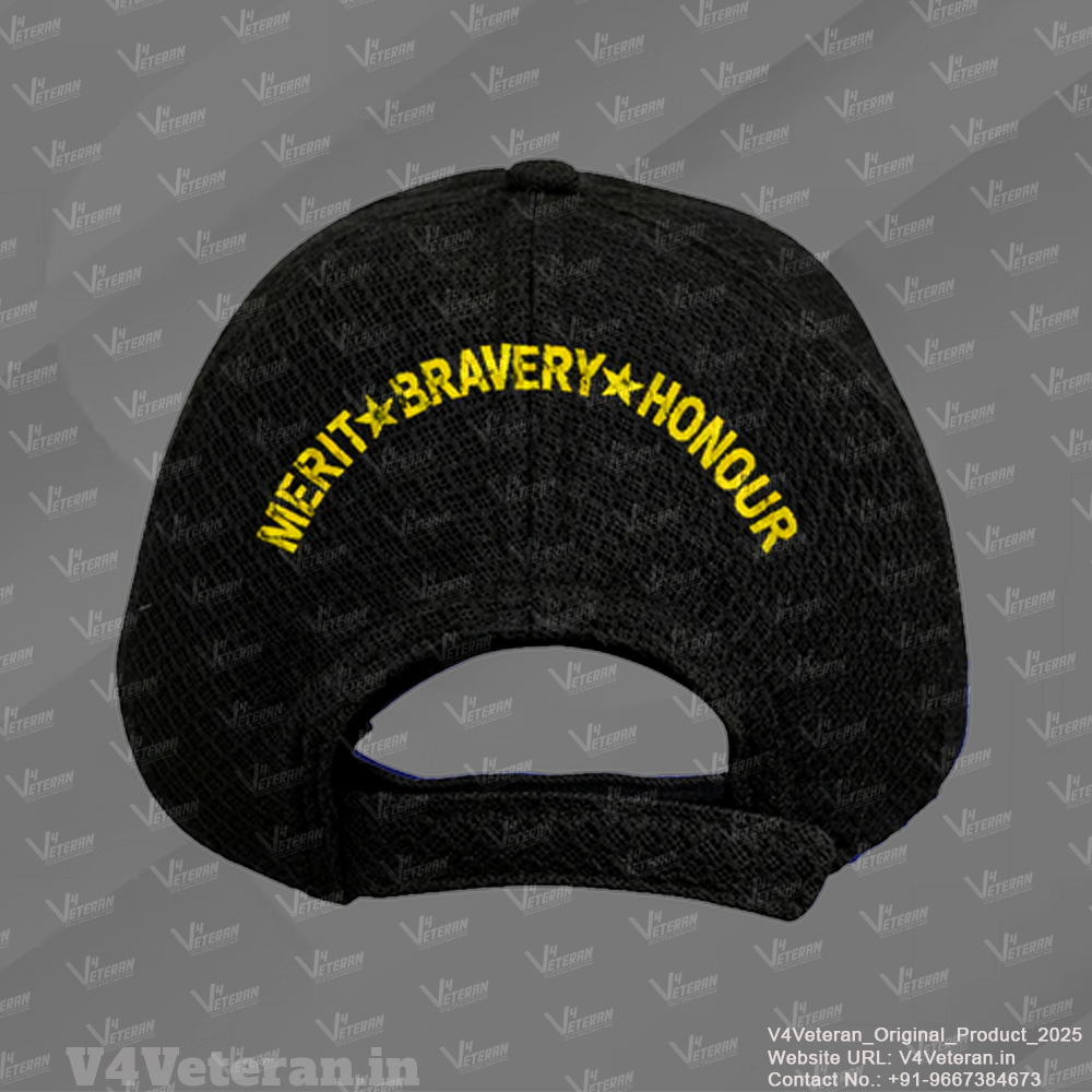 Police Service-Proudly Served (Black) Veterans Baseball Cap