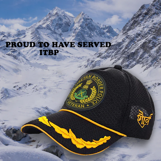 ITBP Officers' (Black) Veterans Baseball Cap