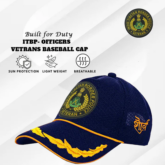 ITBP (Blue) Officers' Baseball Cap for Veterans