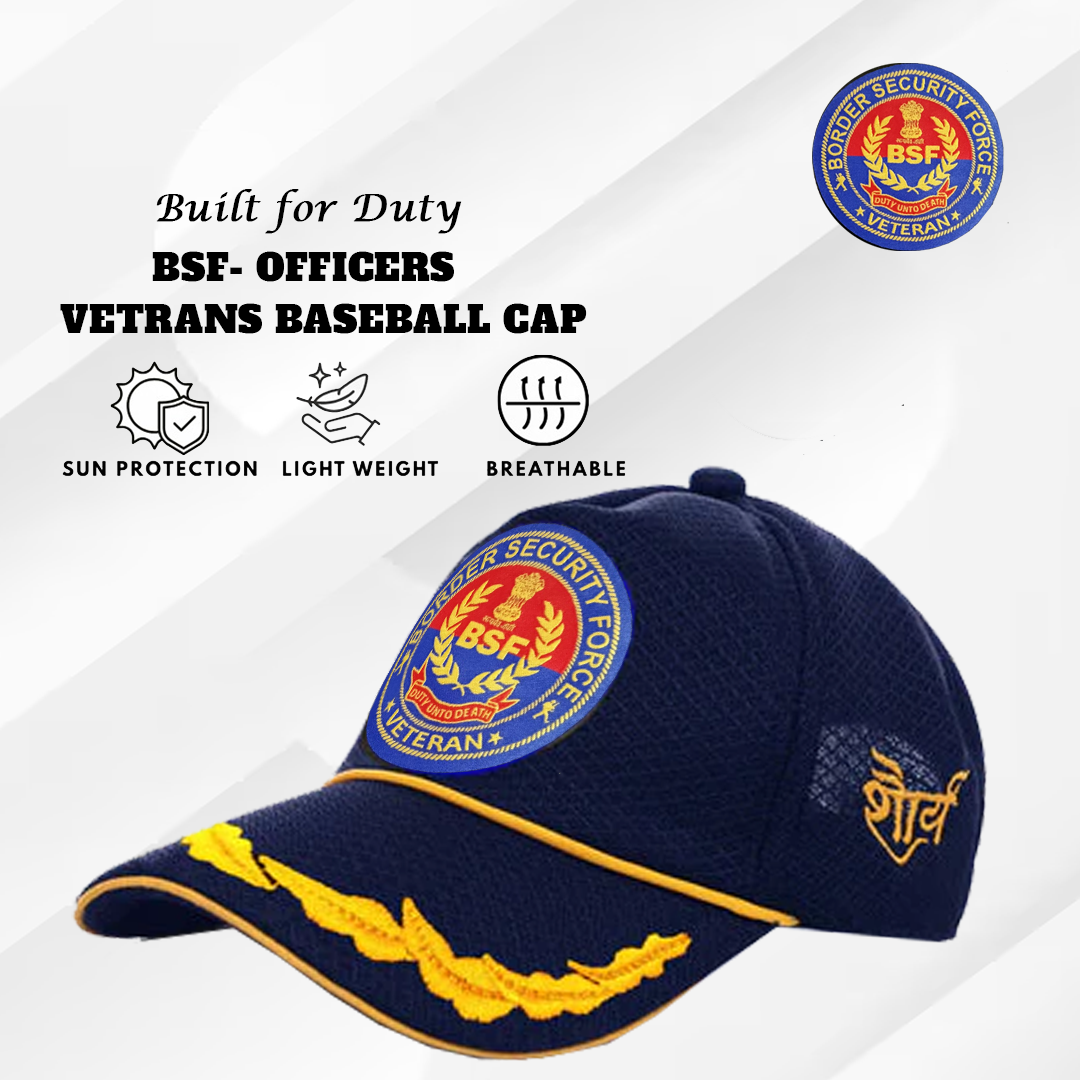 BSF (Blue) Officers' Baseball Cap for Veterans