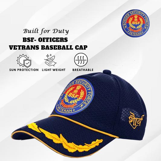 BSF (Blue) Officers' Baseball Cap for Veterans