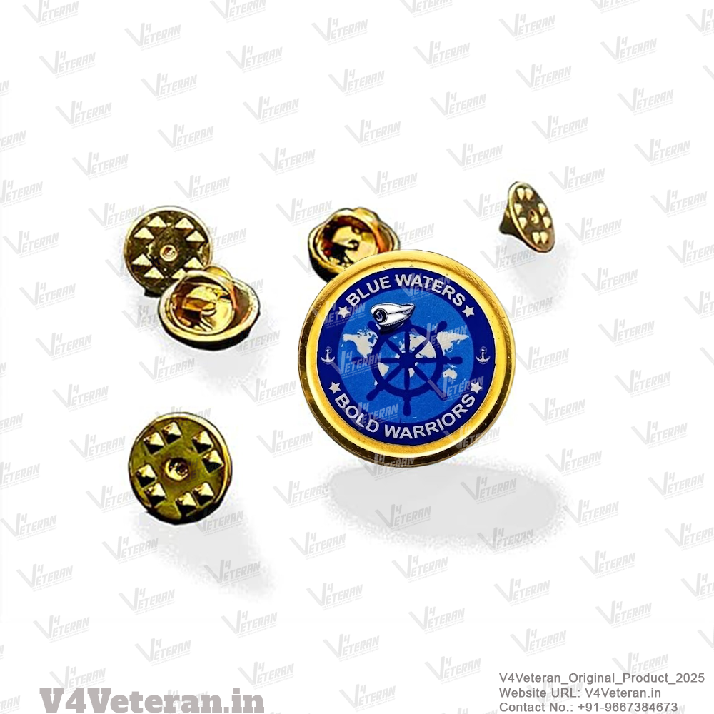 Lapel Pin for Blazer (Blue Waters - Bold Warriors)