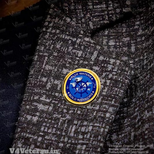 Lapel Pin for Blazer (Blue Waters - Bold Warriors)