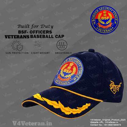 BSF (Blue) Officers' Baseball Cap for Veterans