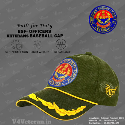 BSF Officers' (Green) Veterans Baseball Cap