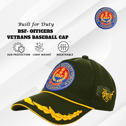 BSF Officers' (Green) Veterans Baseball Cap
