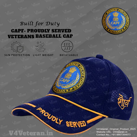 CAPF-Proudly Served (Blue) Veterans Baseball Cap