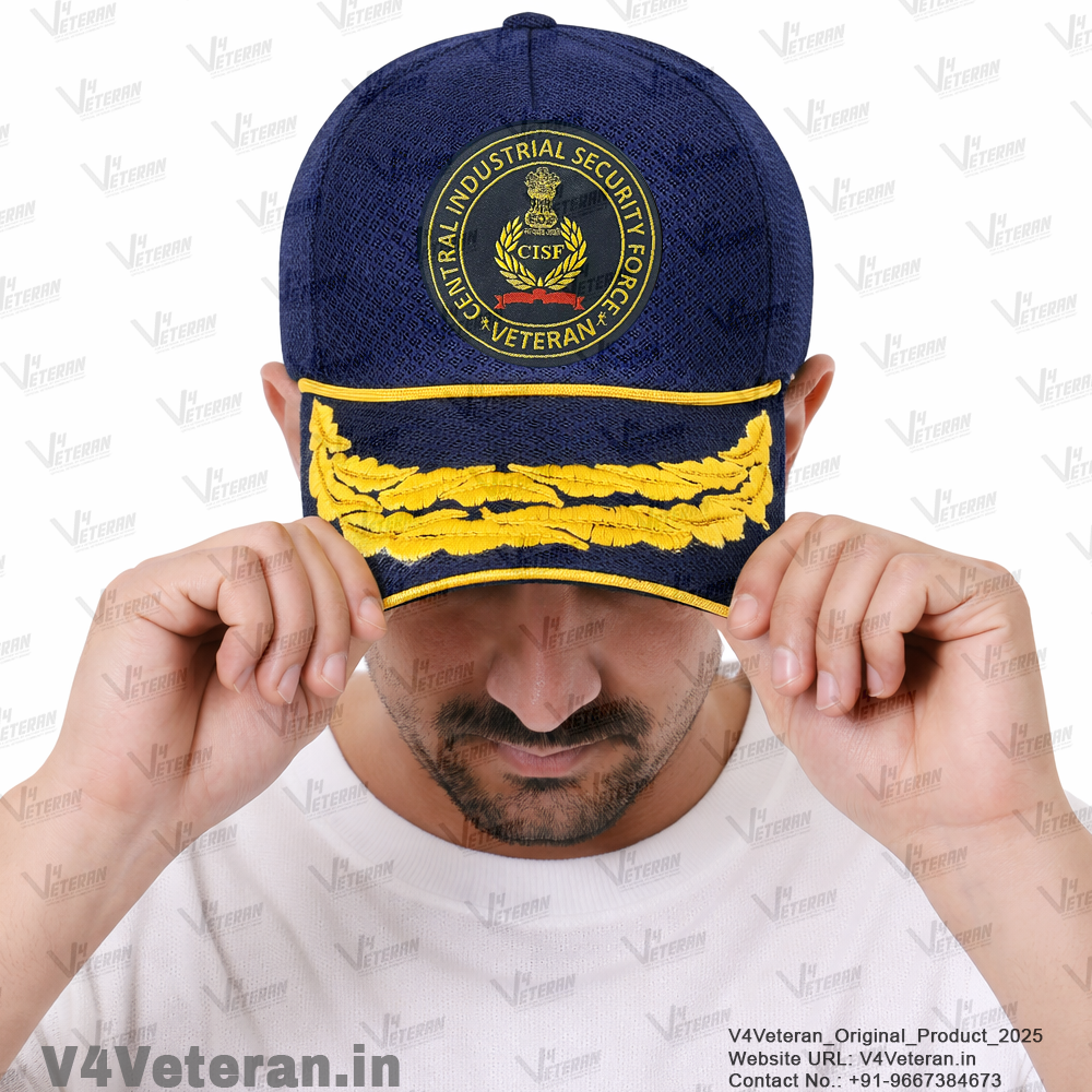 CISF-Flag Officers' (Blue) Veterans Baseball Cap