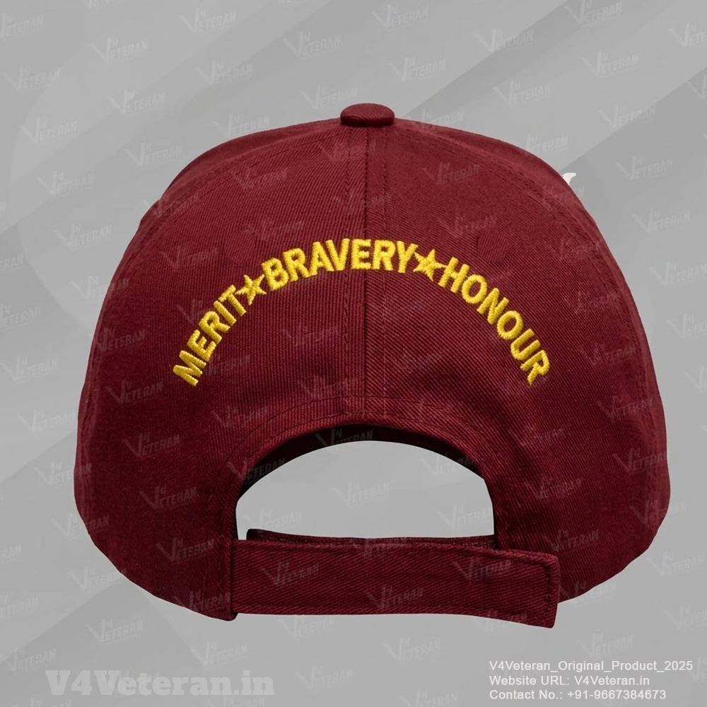 Special Forces-Proudly Served (Maroon) Veterans Baseball Cap (Cotton)