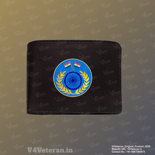 Black Wallet (Genuine Leather) for Men - CRPF