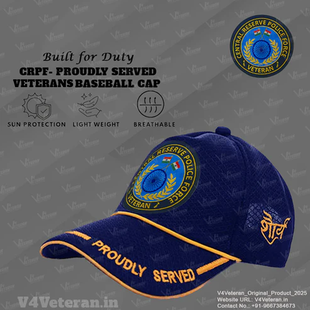 CRPF-Proudly Served (Blue) Veterans Baseball Cap