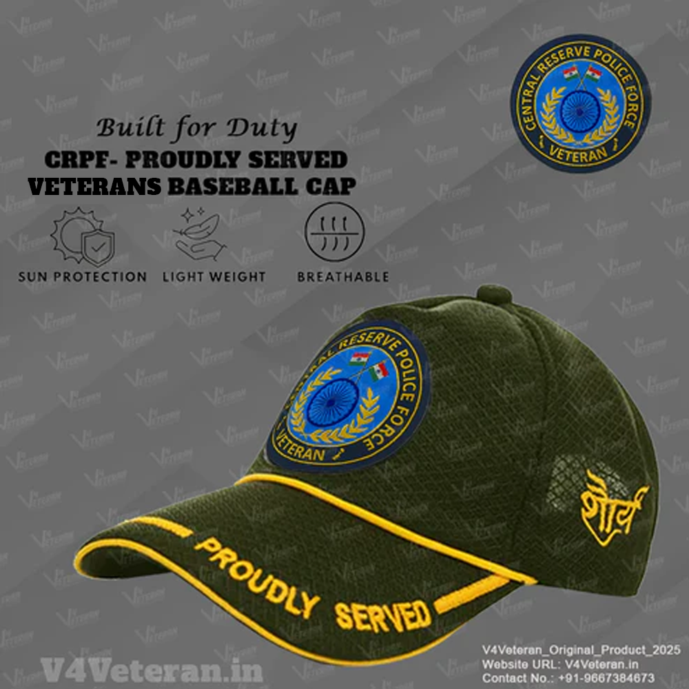 CRPF-Proudly Served (Olive Green) Veterans Baseball Cap